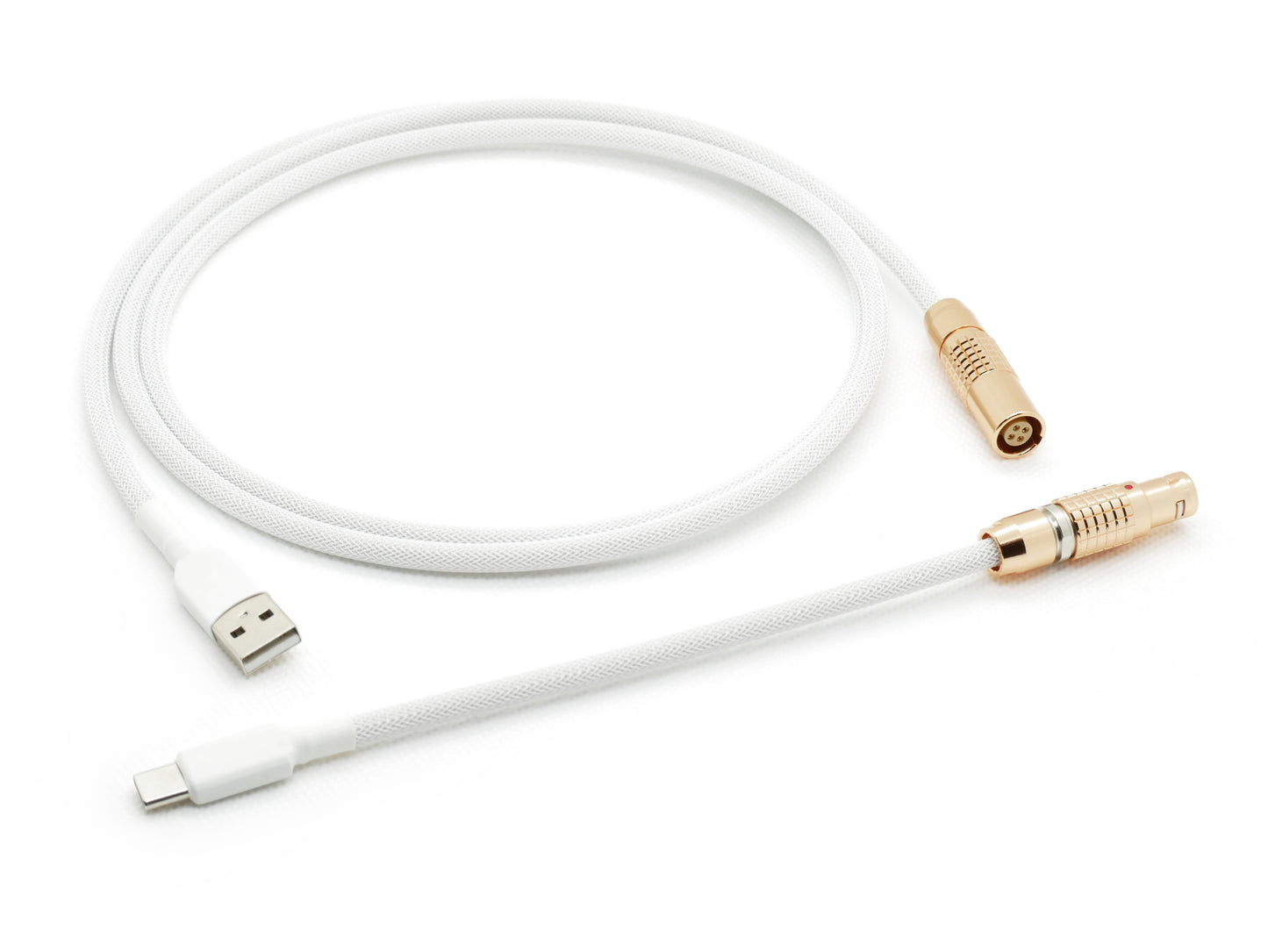 White and Rose Gold Lemo Style Cable