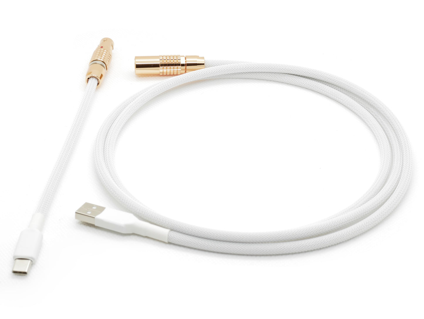White and Rose Gold Lemo Style Cable