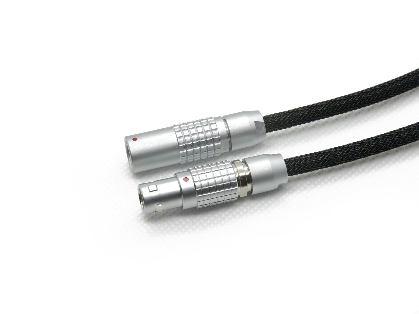 Black and Silver Lemo Style Cable