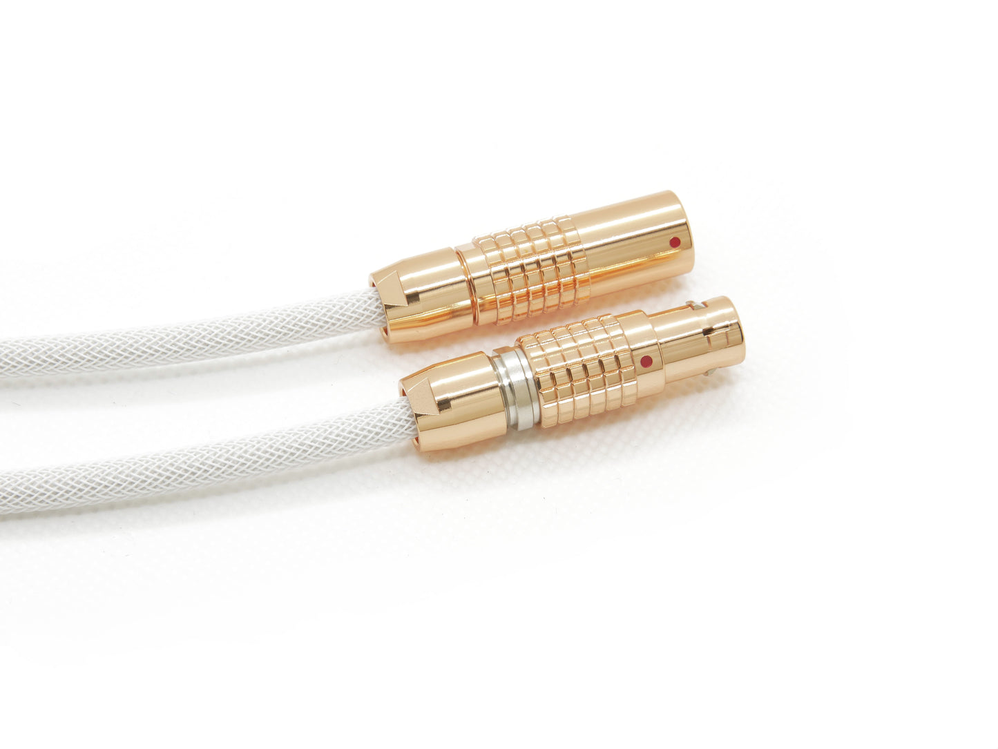 White and Rose Gold Lemo Style Cable
