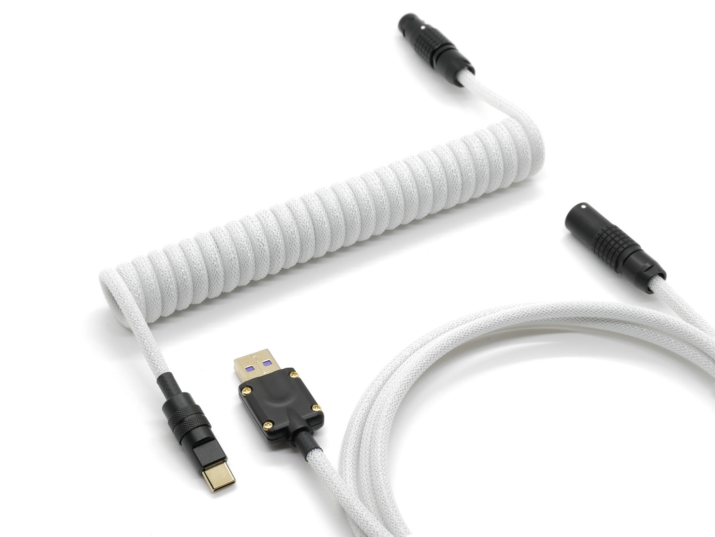 White and Black Lemo Style Cable
