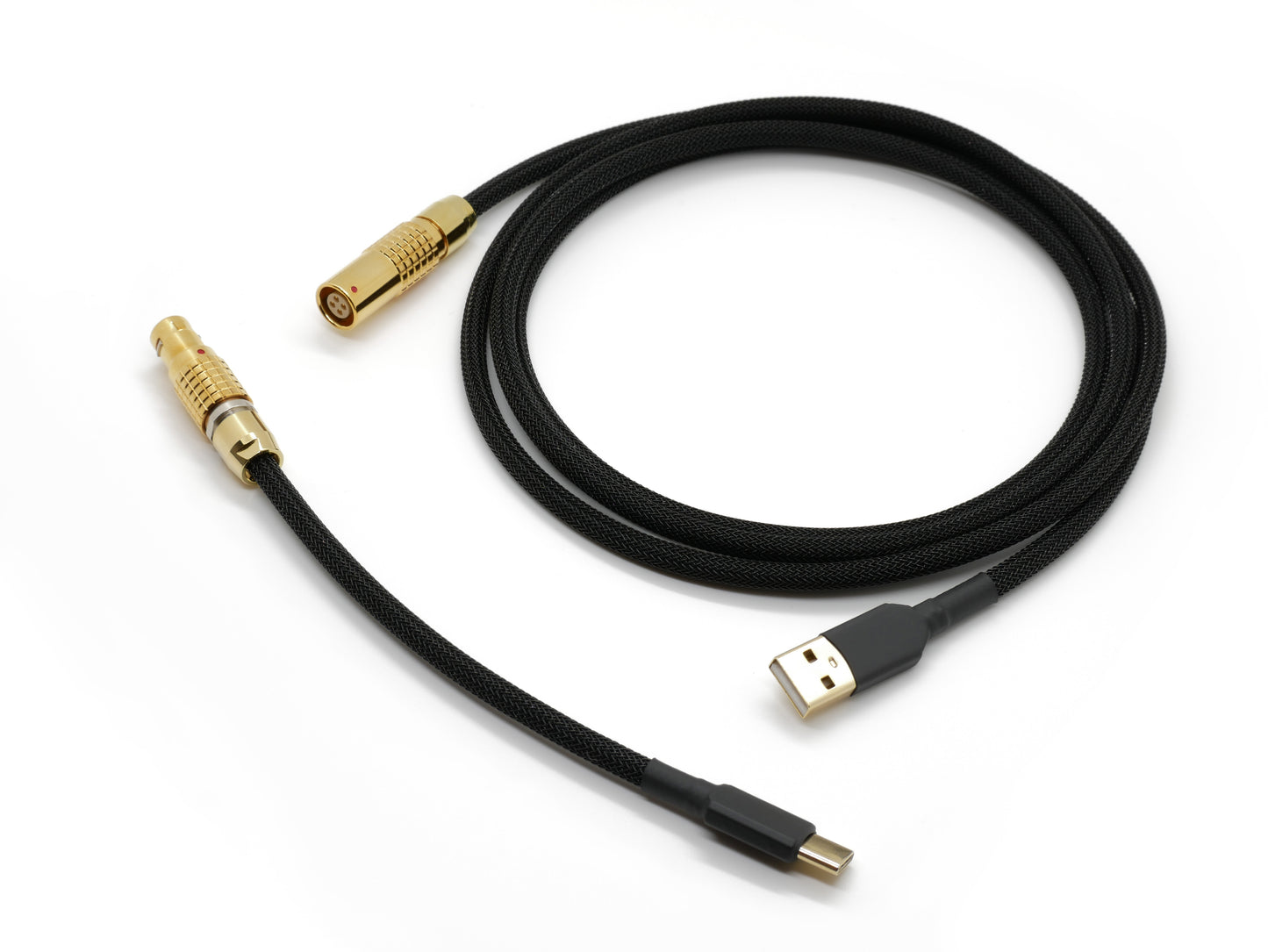 Black and Gold Lemo Style Cable
